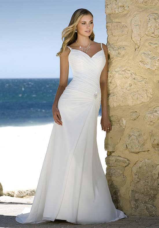 Orifashion HandmadeGraceful Beach Bridal Gown / Wedding Dress BE - Click Image to Close